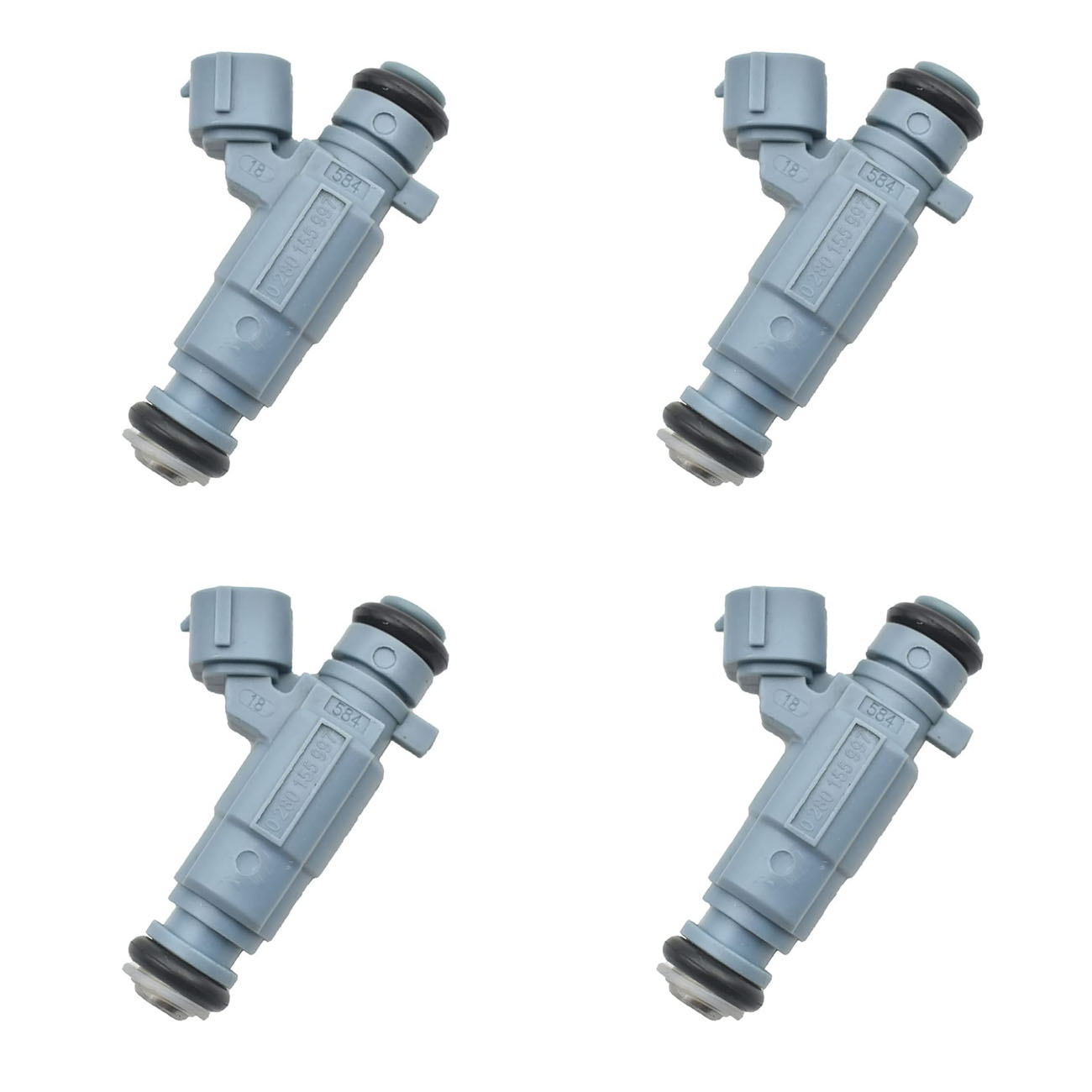 Kit 4 Inyectores Vw Bora Golf New Beetle Seat Ibiza 2.0